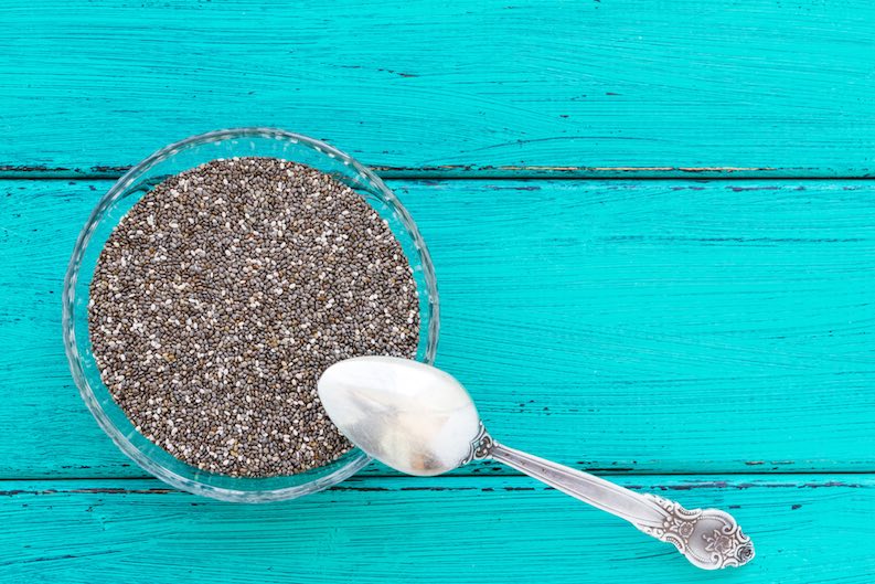 chia seeds provide vegans with good fats