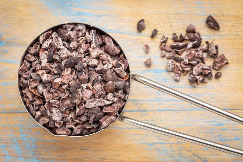vegan healthy fat cacao nibs