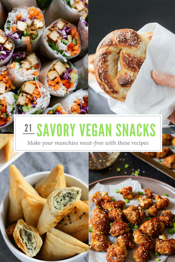 The Best Savory Vegan Snacks Nibble Recipes Galore